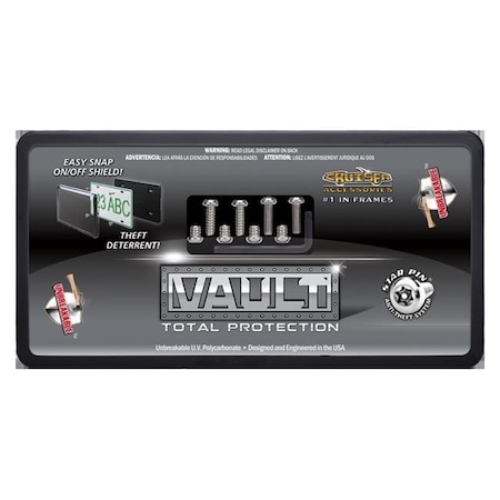 Cruiser Accessories Cruiser Accessories 62736 Vault; Red - Clear 62736